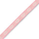 Ribbon text "Smiley" Pink-white